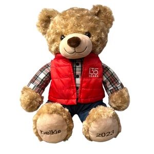 Joyland 2023 Belkie Christmas Bear Belk Store Plush Teddy Bear 135 Years Edition